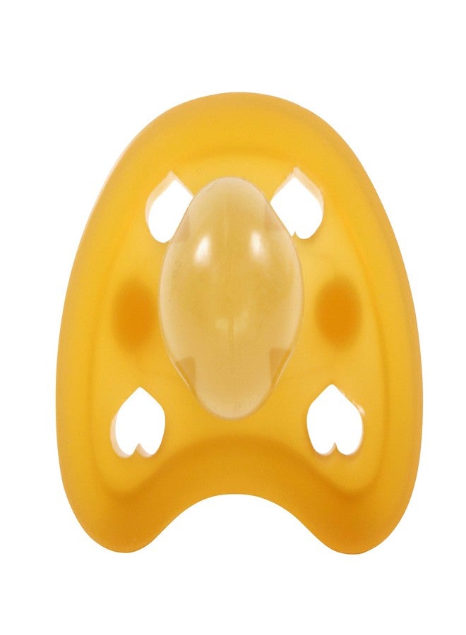 SWEETIE Rubber Pacifier Natural Rubber Pacifier Rounded Heart Shape Rubber 1 Count Original Natural Rubber Pacifier (12-18 Large) - Image 4